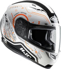 White-Orange Safa Helmet, Size 2XL G83478