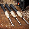 Mini Ergonomic Carbide Turning Tools, 3-Piece Set X690572