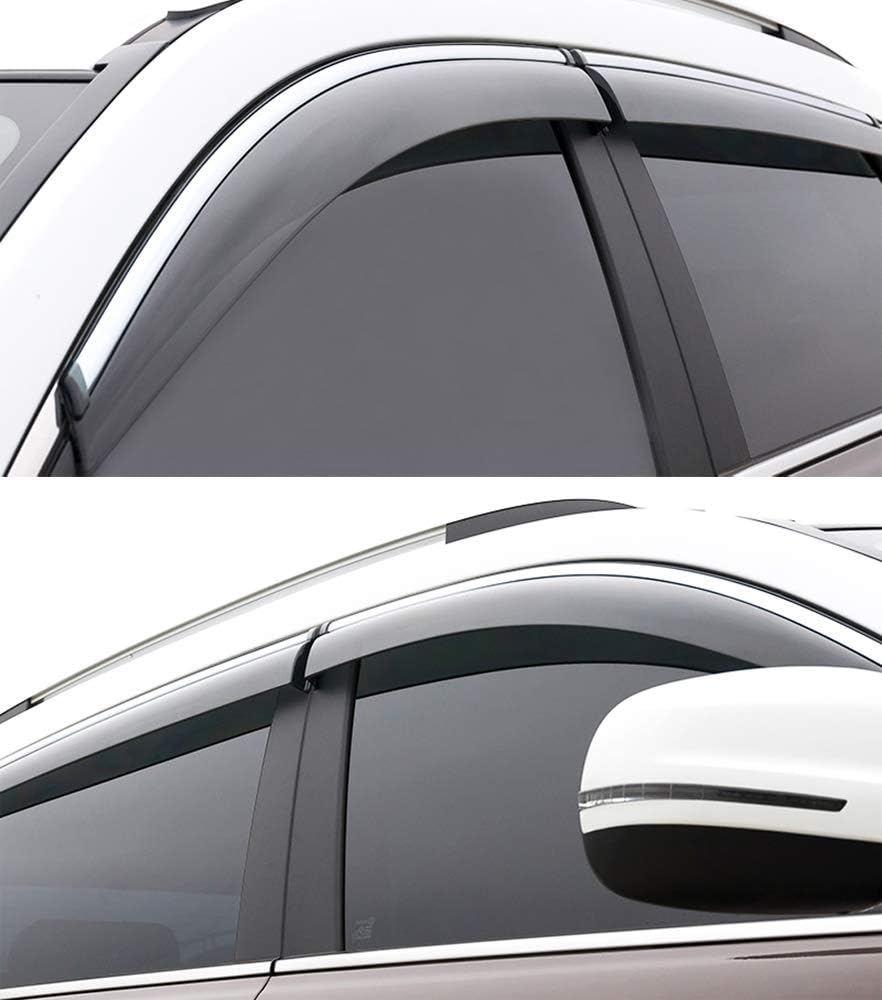 Car Window Visor Vent Shade Deflector Sun Rain Guards R278
