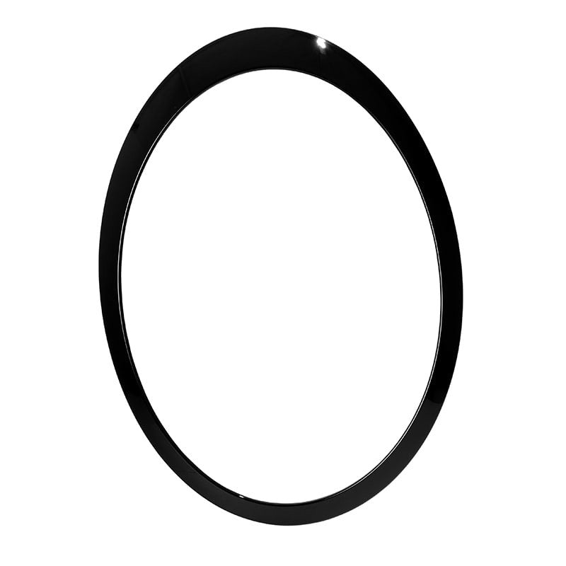 Black Headlight Trim Ring Pair P284