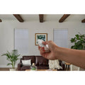 White Cordless Blackout Motorized Cellular Shade - 65.25 in. W x 72 in. L N530544
