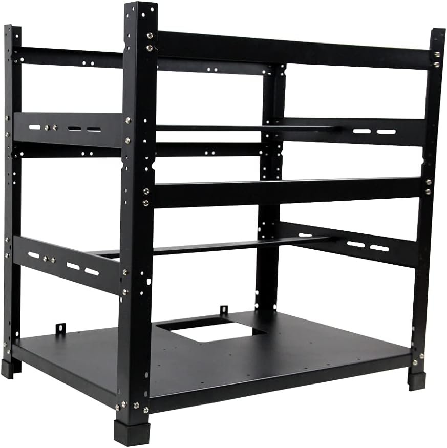 3 Layers Open Mining Frame for 12 GPU Server Rack G6063