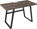 Weathered Oak Gray Writing Desk D8665
