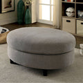 Warm Gray Contemporary Ottoman Y4295
