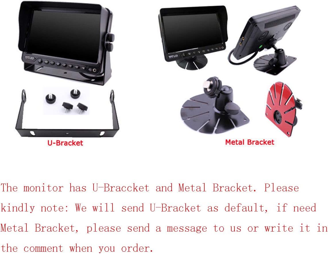 9 inch Quad Split Screen Heavy Vehicle Safety Camera System N17228