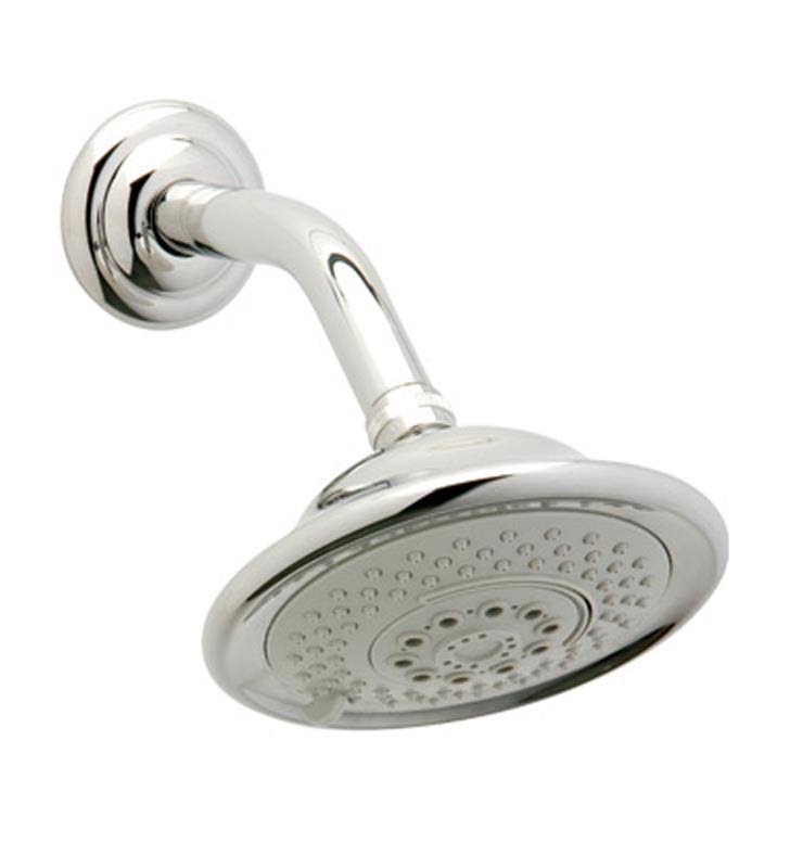 Wall Mount Round Showerhead with Shower Arm in Old English Brass S32834