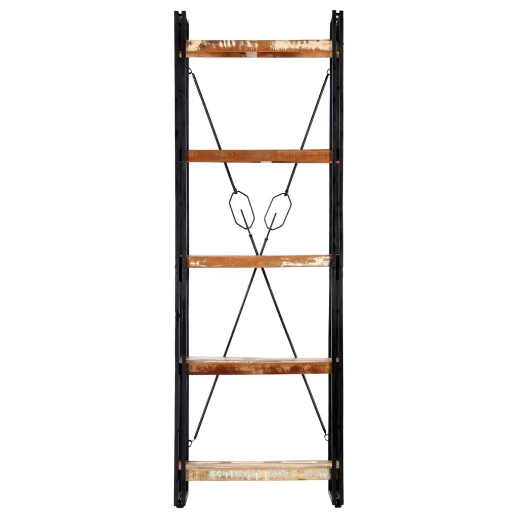5-Tier Solid Reclaimed Wood Bookcase D966