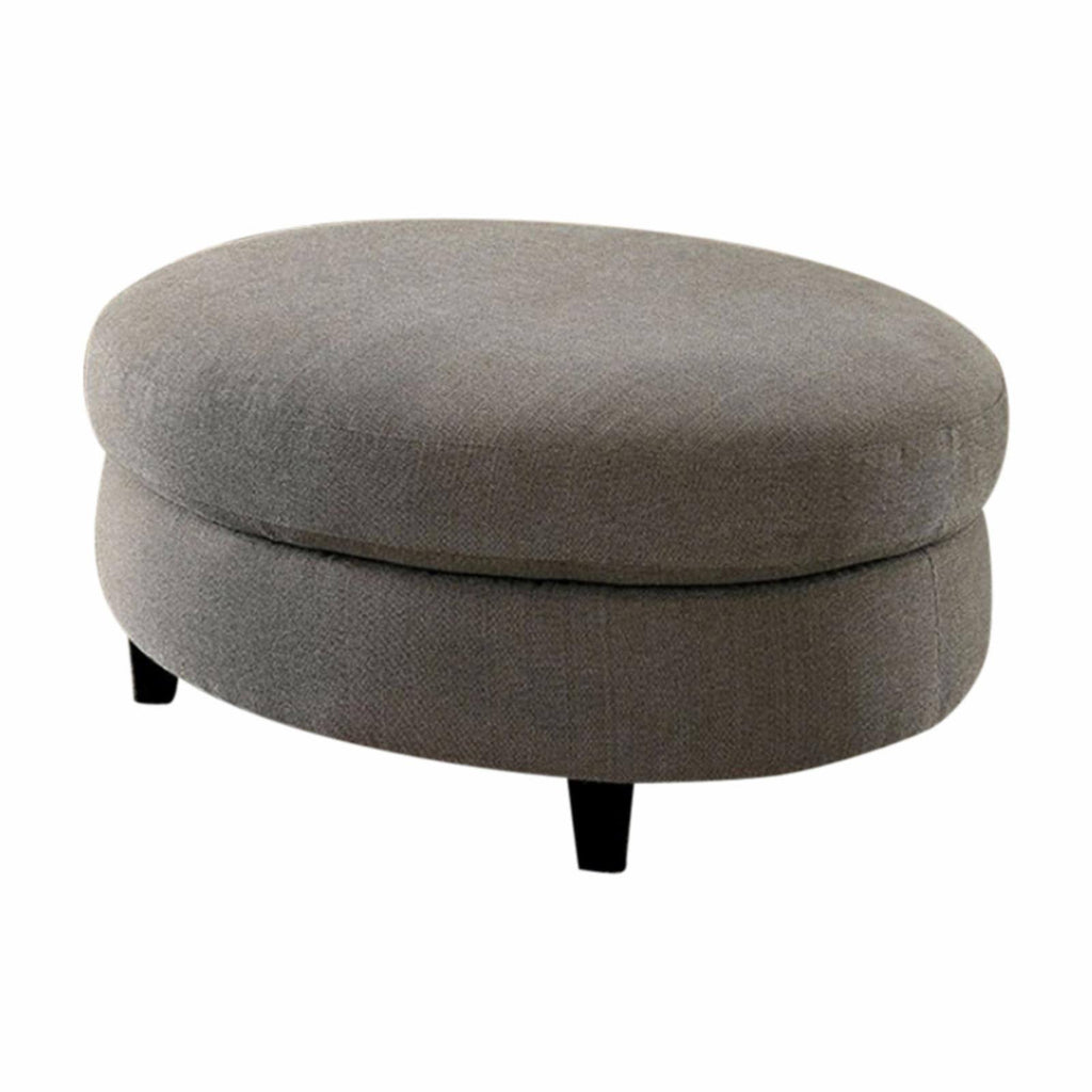Warm Gray Contemporary Ottoman Y4295