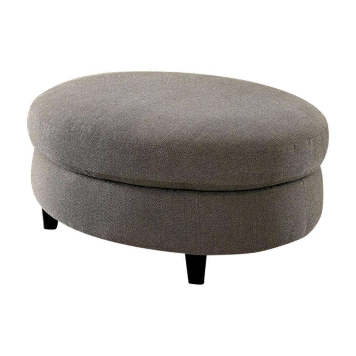 Warm Gray Contemporary Ottoman Y4295