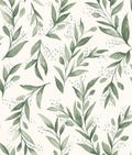Olive Branch Botanical Pre-Pasted Wallpaper H4973