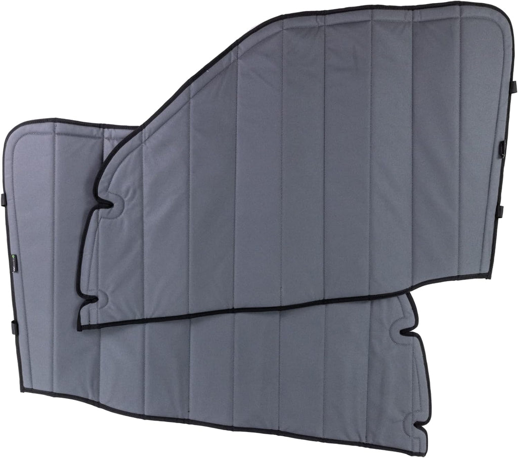 Charcoal Gray Insulated Blackout Front Door Covers (Pair) O127708
