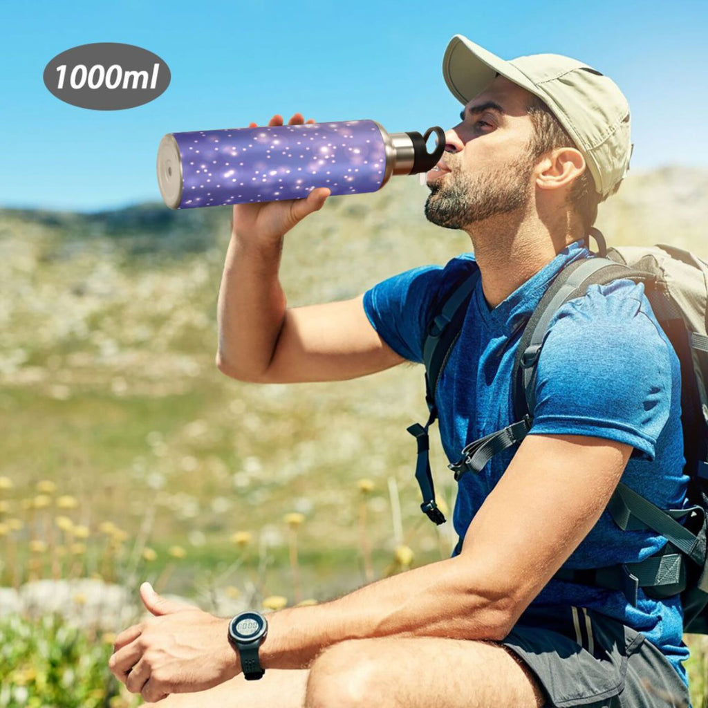 Stainless Steel Insulated Water Bottle with Straw Lid T478