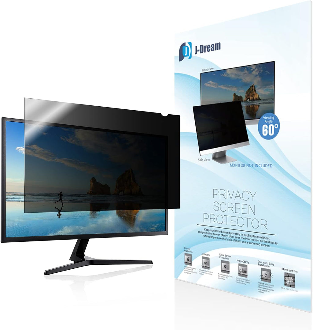 24 Inch Privacy Screen Filter for Widescreen Monitor (16:10 Aspect Ratio), Pack of 2 W74536