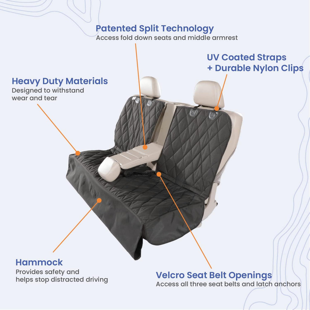 Grey Extra Large Heavy Duty Dog Seat Cover X541