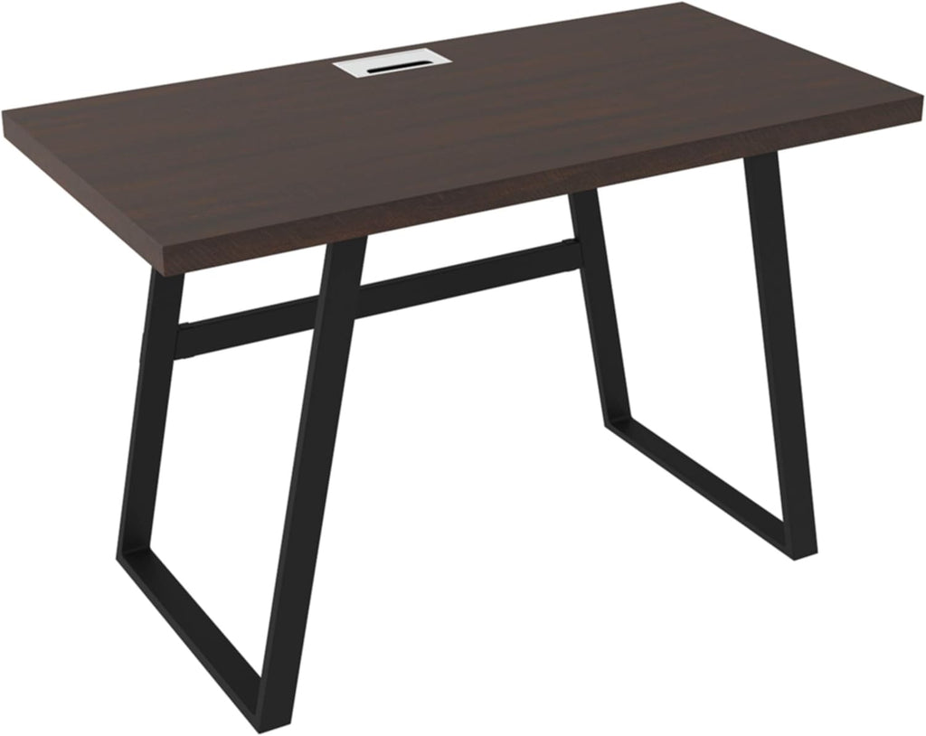 Weathered Oak Gray Writing Desk D8665