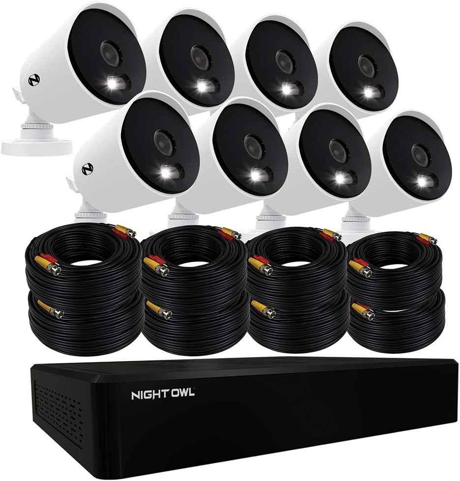 8 Wired 4K Ultra HD Indoor/Outdoor Security Camera System with 2TB Hard Drive I87916