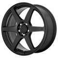 Satin Black 15x6.5 4x100 / 4x4.5 40mm Wheel O49967