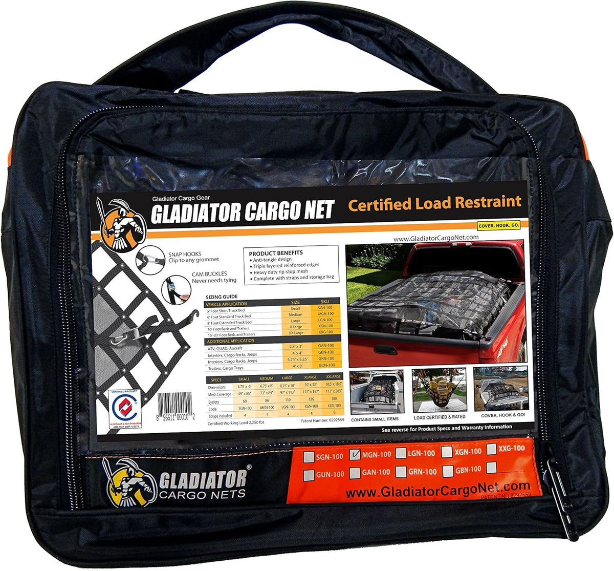 Heavy Duty Truck Cargo Net R441