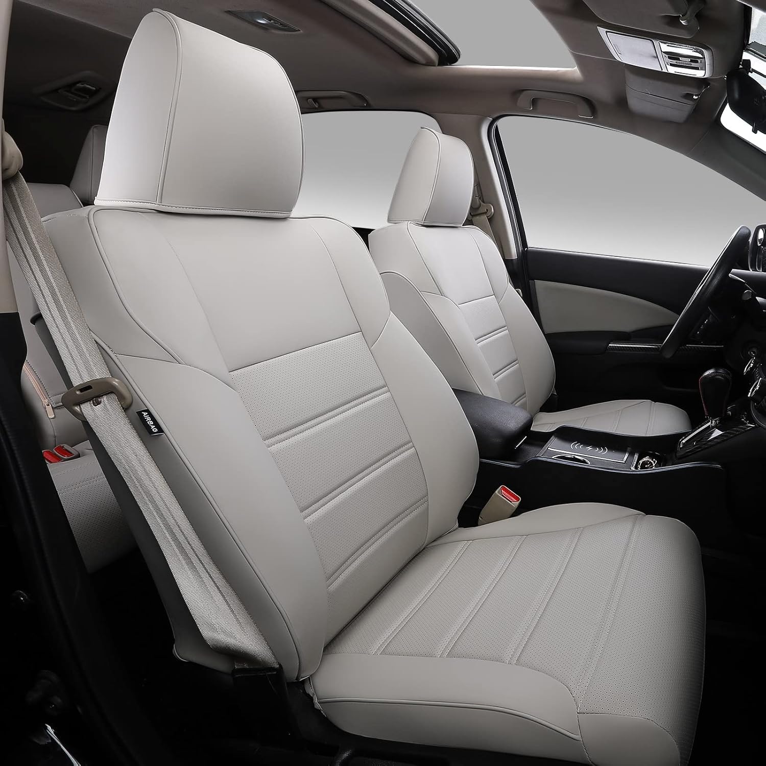 Grey Car Seat Covers for Honda CR-V 2017-2022 Q93994