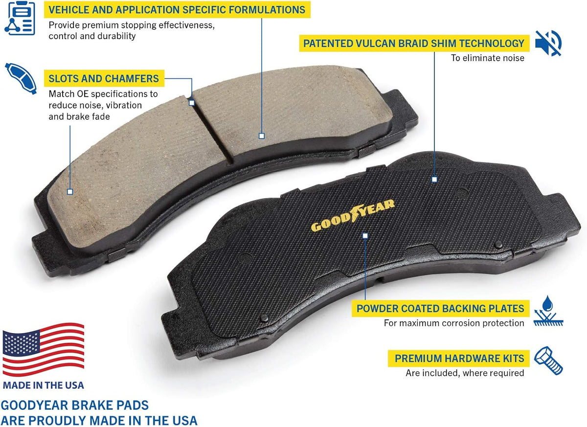 Rear Brake Kit Calipers Rotors Ceramic Pads N36186