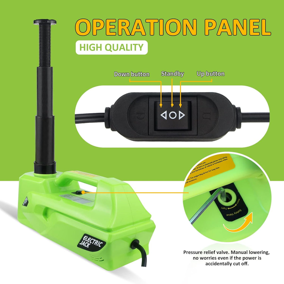12V Hydraulic Car Jack 5 Ton E900067