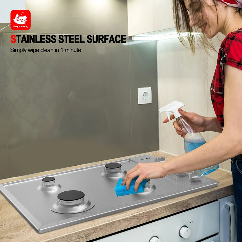 Stainless Steel 4-Burner Gas Cooktop J197047
