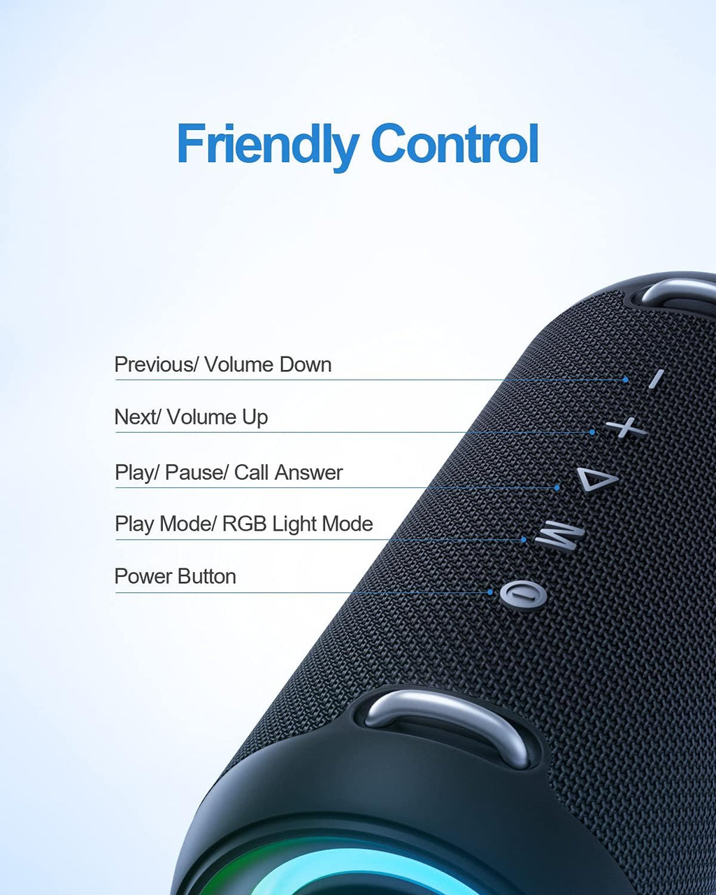 Portable Bluetooth Speaker with Protective Hardshell Case Z4532