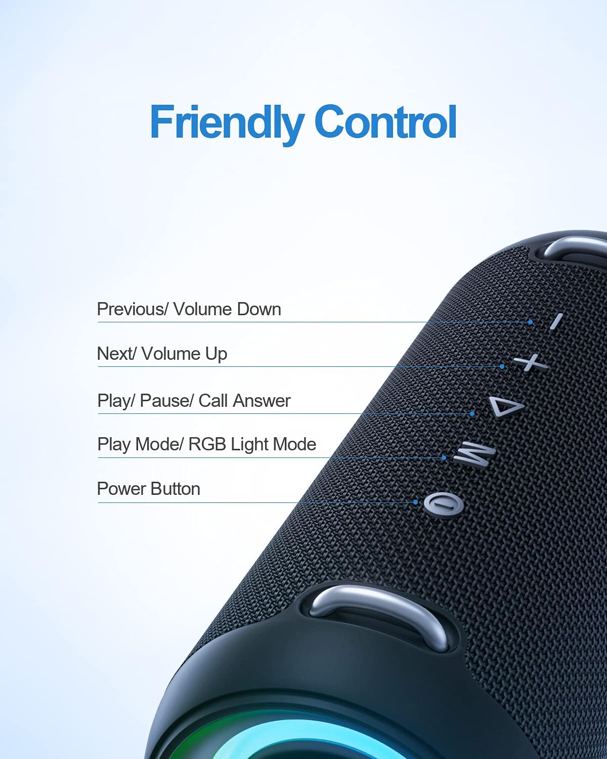 Portable Bluetooth Speaker with Protective Hardshell Case Z4532
