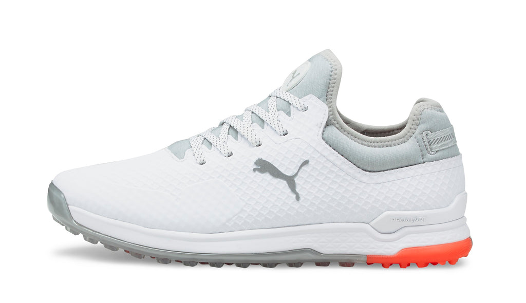 Puma White/High Rise Spikeless Shoes Size 7 Wide U522612