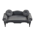 Grey Velvet Upholstered Sofa U880872