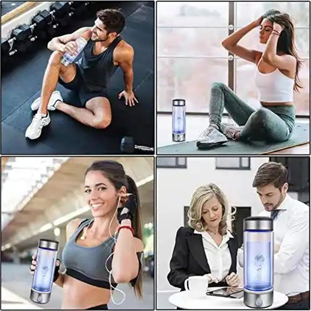 Hydrogen Water Bottle Glass Cup U25974