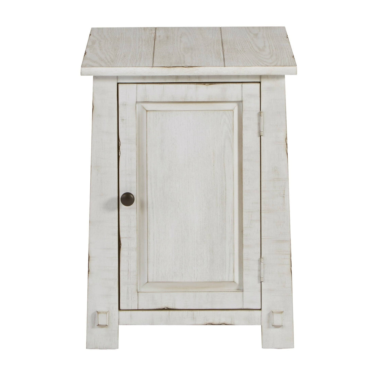Milk White Chairside Cabinet D301