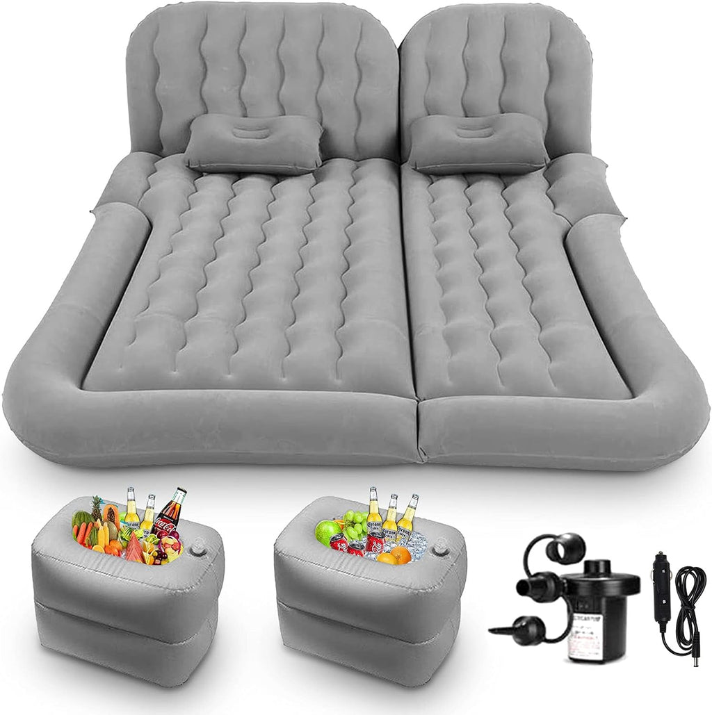 Car Air Mattress Auto Inflatable Car Bed Camping Sleeping Bed Q56341