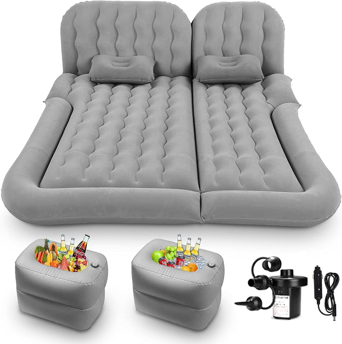 Car Air Mattress Auto Inflatable Car Bed Camping Sleeping Bed Q56341