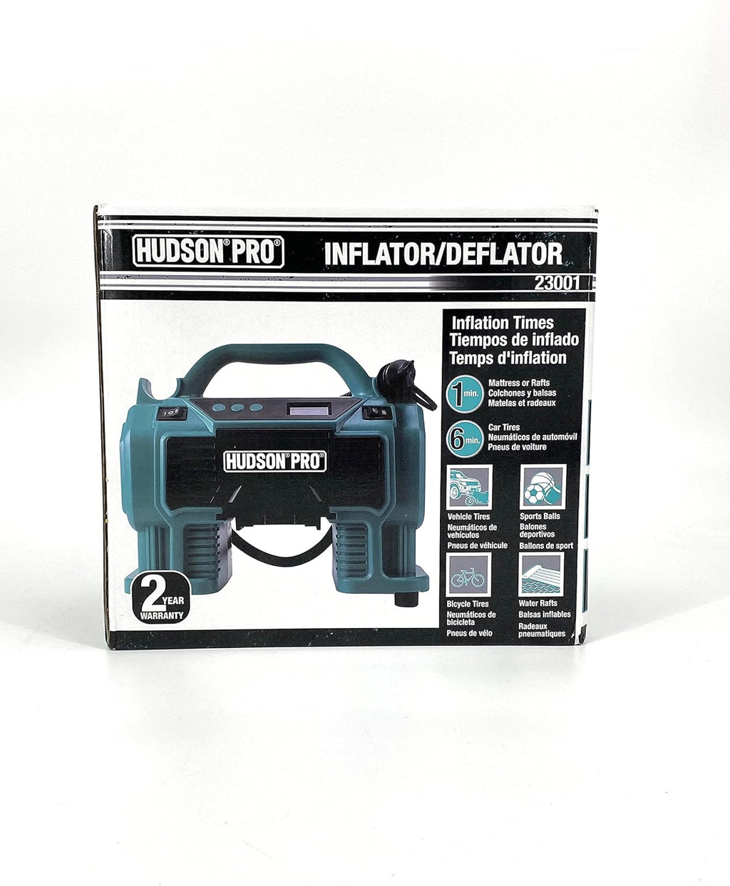 Dual Power Deflator Inflator, Teal Pack of 2 W2525