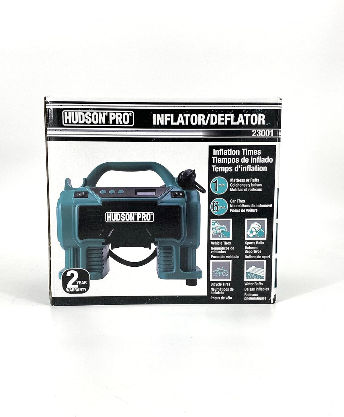 Dual Power Deflator Inflator, Teal Pack of 2 W2525