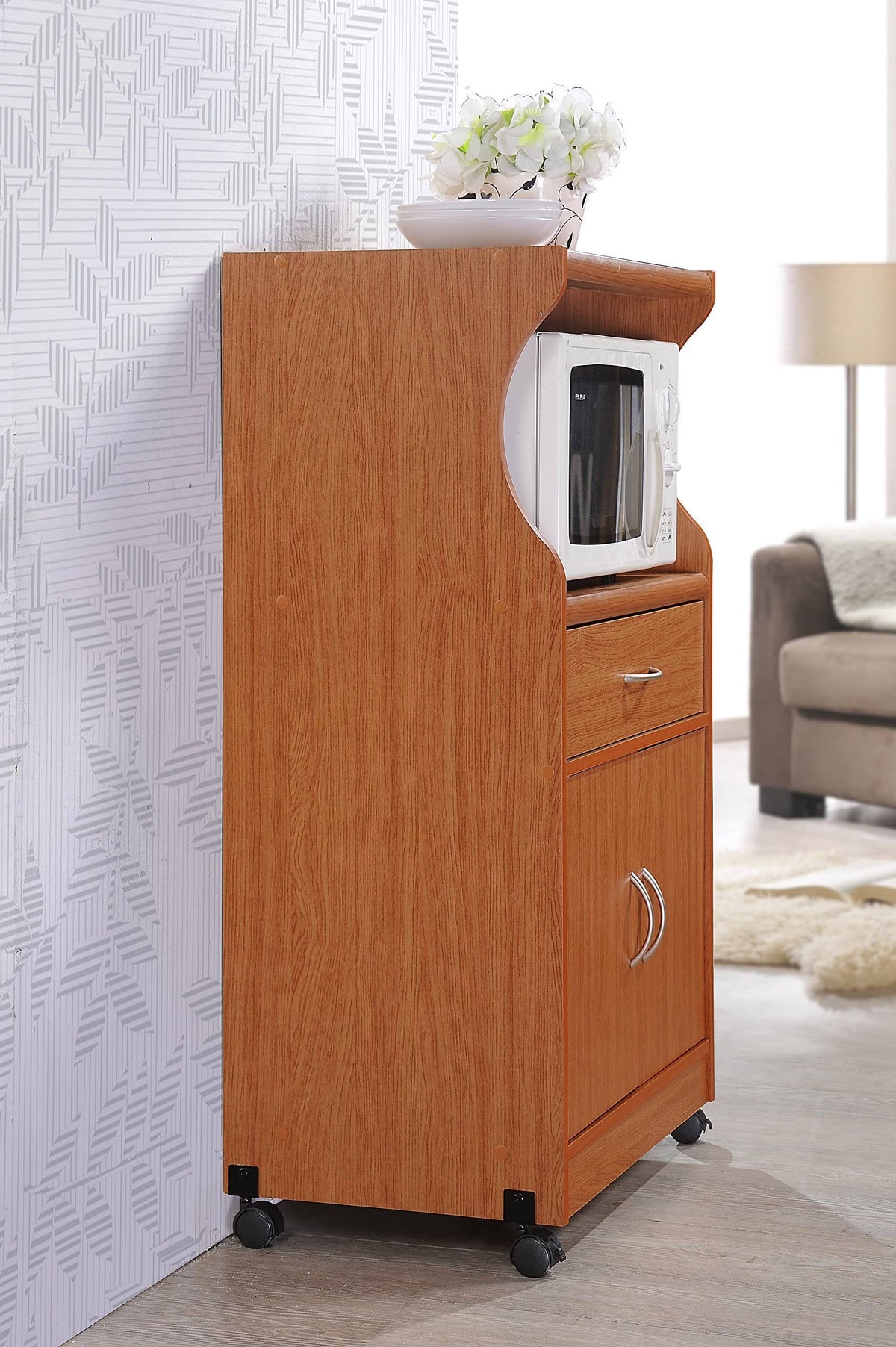 Cherry Microwave Cart M657119