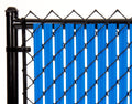 Royal Blue 5ft Ridged Slat for Chain Link Fence H5588
