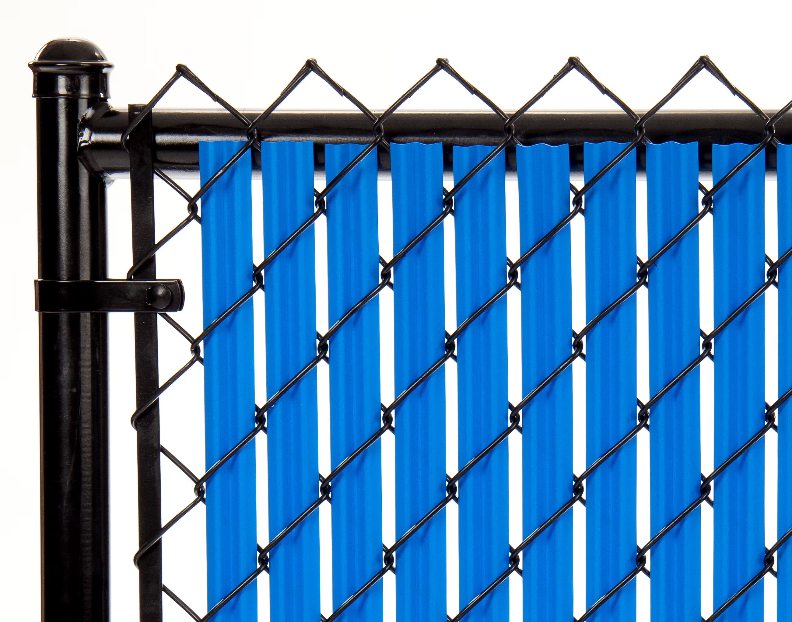 Royal Blue 5ft Ridged Slat for Chain Link Fence H5588