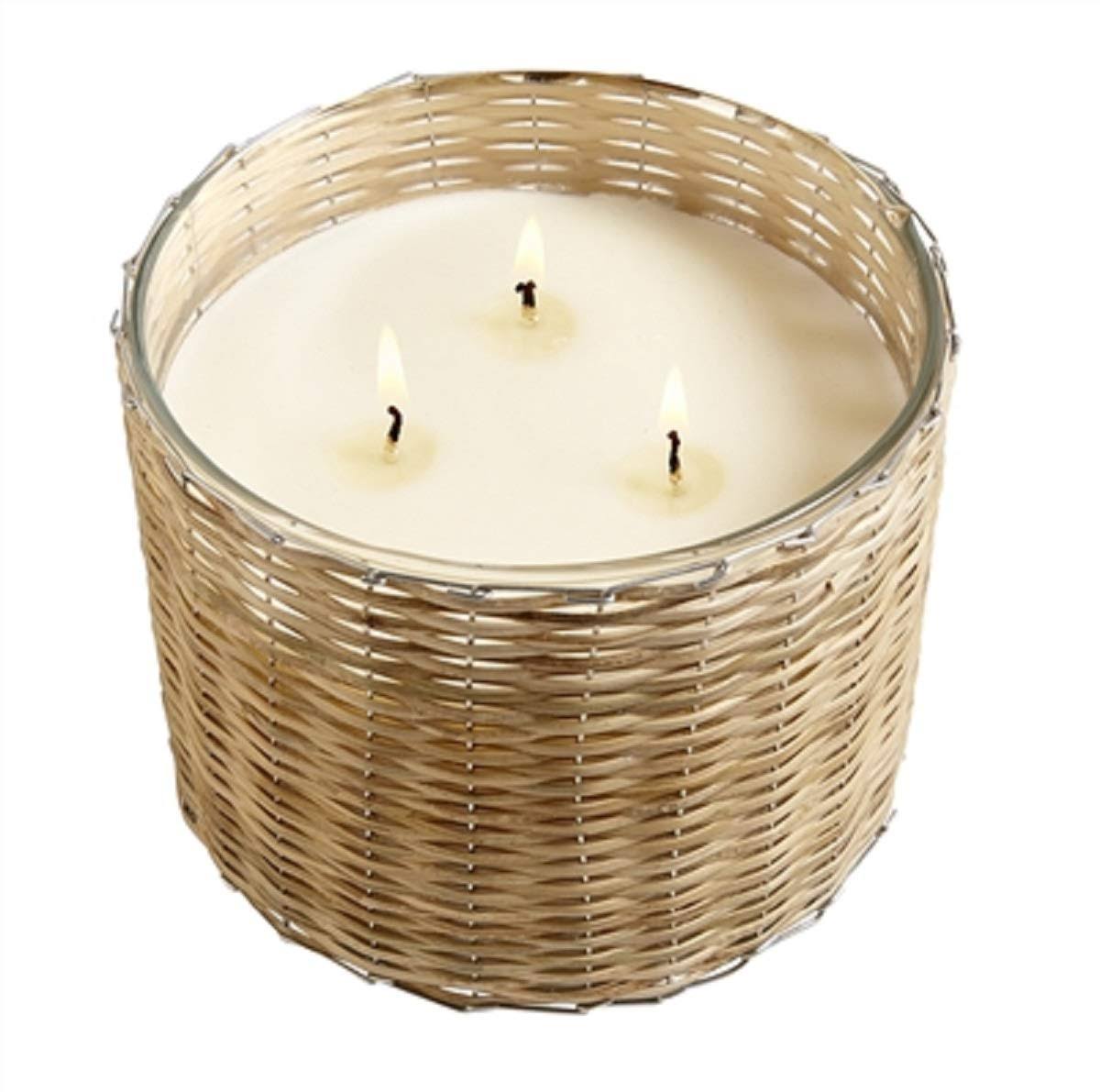 Handwoven 3 Wick Candle X391193