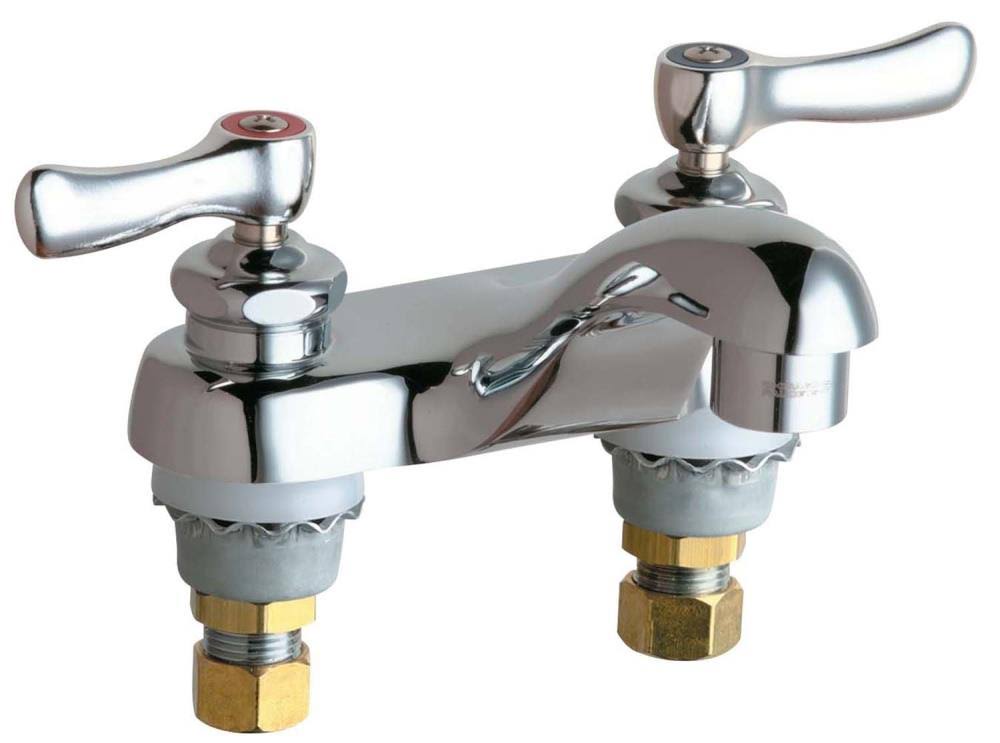 Chrome Deck Mounted Lavatory Faucet with 4x22 Centers S205768