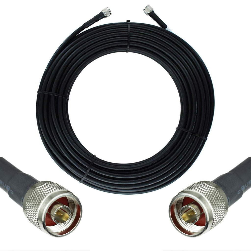 75ft N Male to N Male Ultra Low Loss Coaxial Cable 50ohm I73702