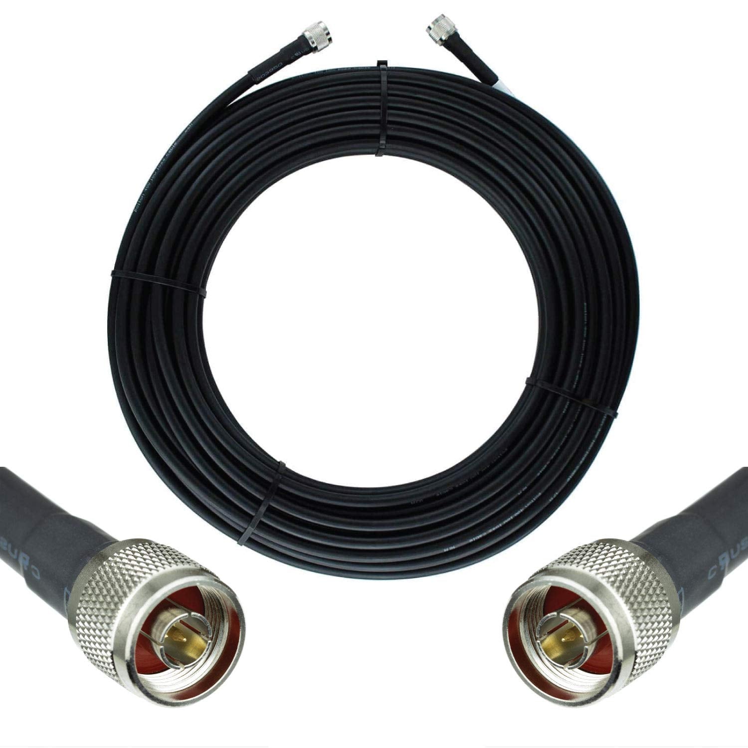 75ft N Male to N Male Ultra Low Loss Coaxial Cable 50ohm I73702