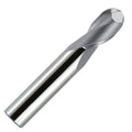 16mm Diameter Single End Ball End Standard Length 2 Flute Carbide End Mill O61060