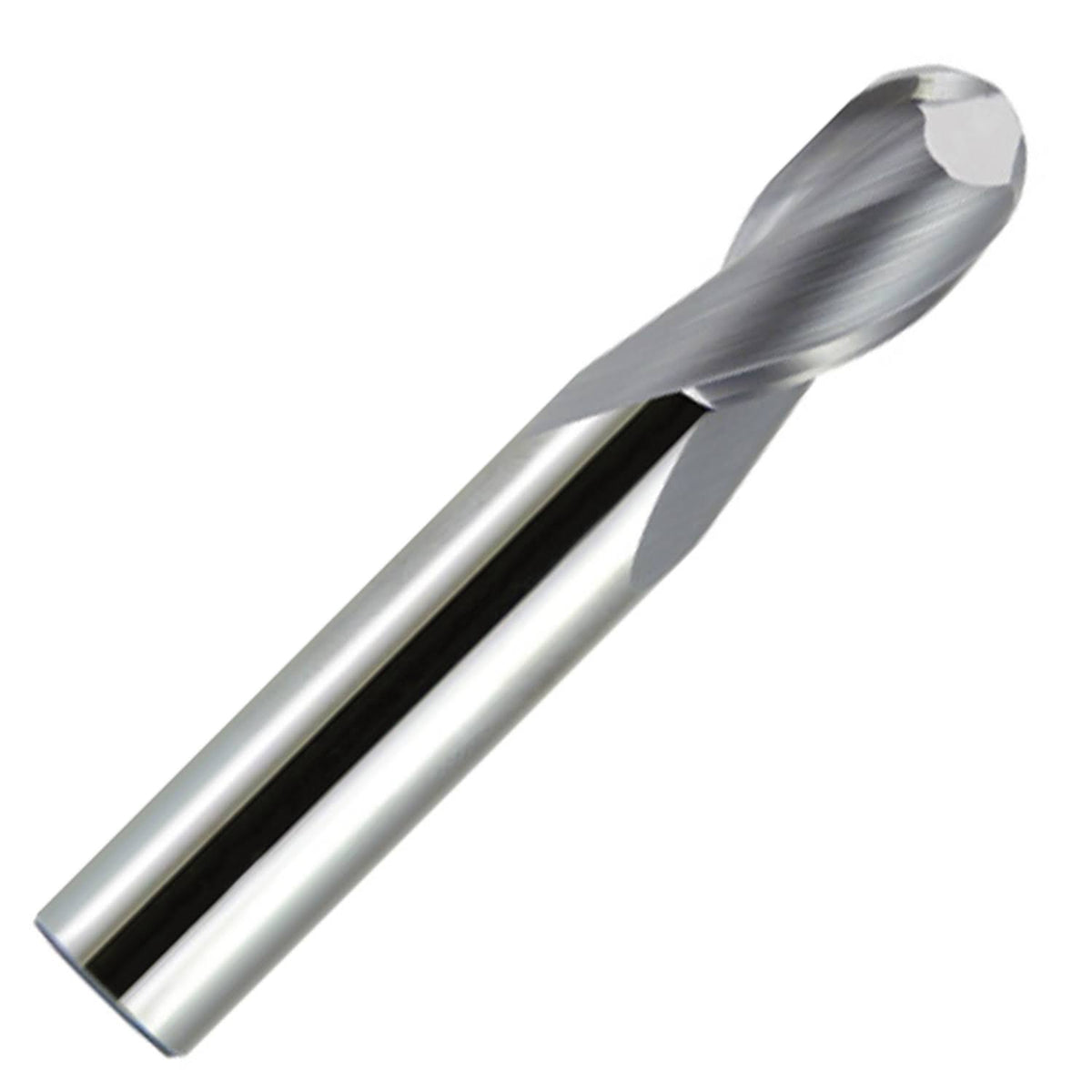 16mm Diameter Single End Ball End Standard Length 2 Flute Carbide End Mill O61060
