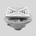 6x22 Cast Iron Floor Drain with Solid Nickel Bronze Top S903