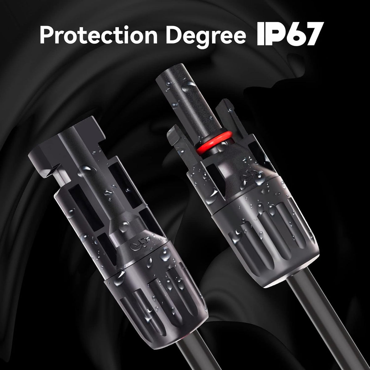1 Pair 1 to 3 Solar Connector Splitter H810