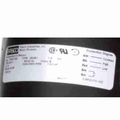 Blower, 7-3/4 in. Overall H, 460VAC D170