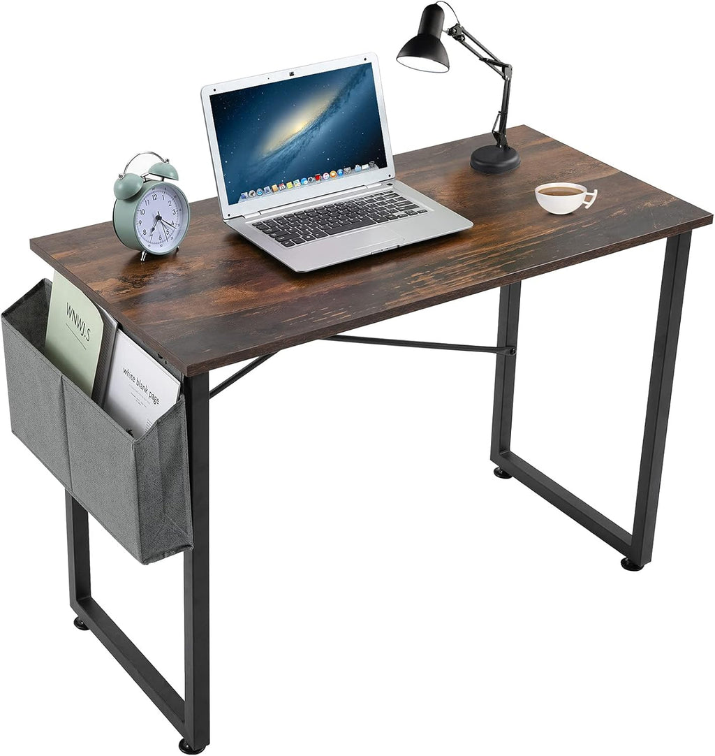Black 40 inch Computer Desk with Storage Bag F567