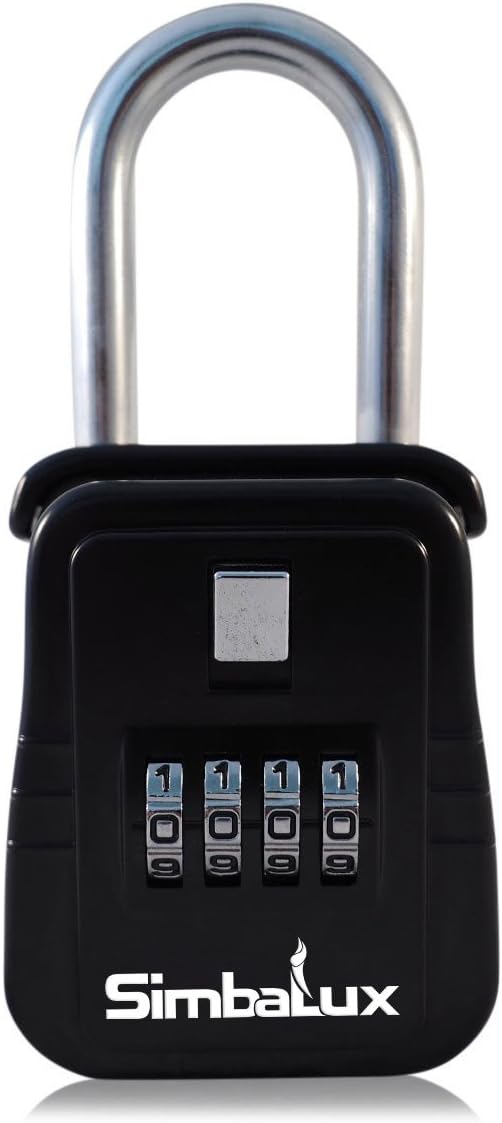 Combo Realtor Lockbox 4 Digit Combination Real Estate Lock Box, 6-Pack Pack of 2 A68715